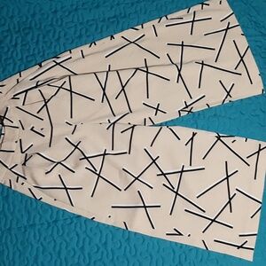 C/MEO Collective pants, size XS, cream color, mid leg.